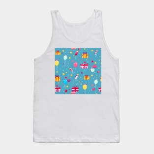 Happy Birthday Party Celebration Pattern 13 Tank Top